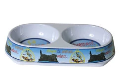 MARTIN SELLIER Gamelle Double Pour Chien - 2x450ml