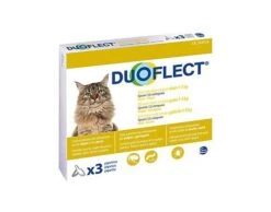 Duoflect - Pipettes Antiparasitaire De 1 à 5Kg Pour Chat - X3