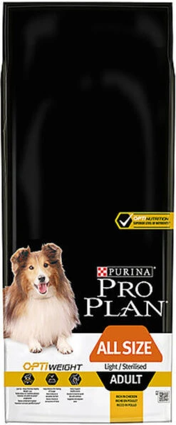 Pro Plan - Croquettes OPTIWEIGHT All Size Light Sterilised Poulet Pour Chien 5 Pro Plan - Croquettes OPTIWEIGHT All Size Light Sterilised Poulet Pour Chien -Chats Chiens Articles Magasin 16135