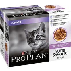 Pro Plan - Bouchée En Sauce NutriSavour Junior à La Dinde Pour Chaton - 10x85g