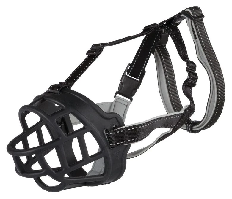 Trixie - Muselière Muzzle Flex En Noir Pour Chiens - L 3 Trixie - Muselière Muzzle Flex En Noir Pour Chiens - L