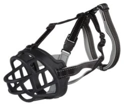 Trixie - Muselière Muzzle Flex En Noir Pour Chiens - XL