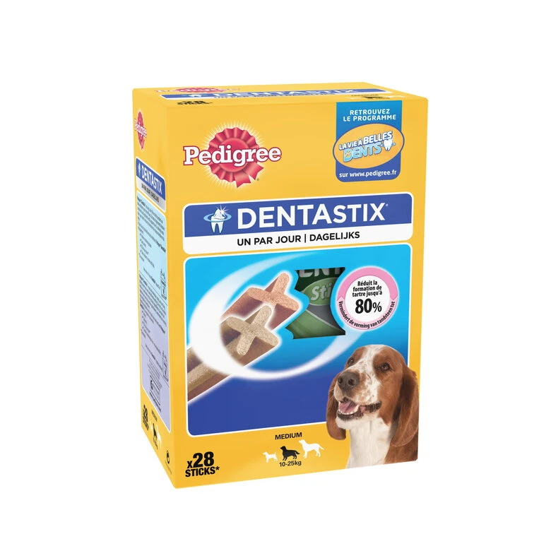 Pedigree - Friandises Dentastix Pour Chien De Moyenne Taille - X28 3 Pedigree - Friandises Dentastix Pour Chien De Moyenne Taille - X28