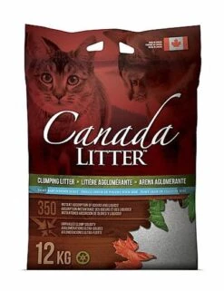 Canada Litter - Litière Agglomérante Pour Chats - 12Kg