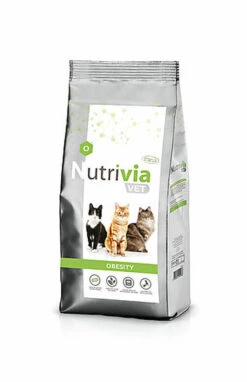 Nutrivia Vet - Croquettes Obesity Pour Chats - 3Kg