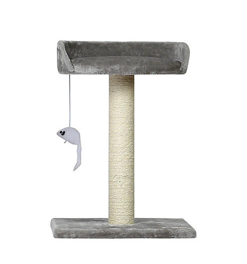 Animalis - Arbre à Chat Poteau Avec Sofa - Gris 3 Animalis - Arbre à Chat Poteau Avec Sofa - Gris