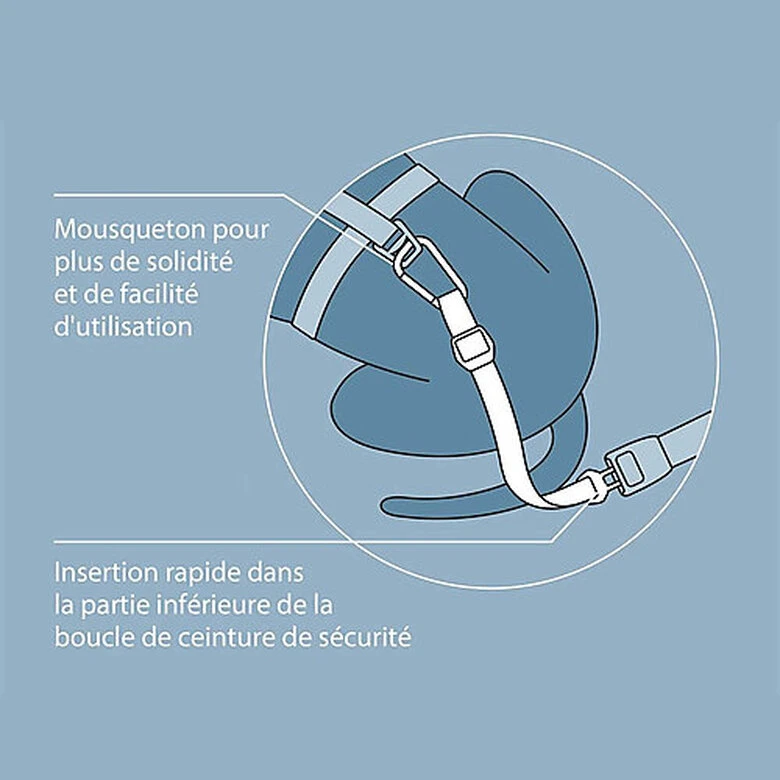 Kurgo - Attache Ceinture De Sécurité Voiture Tether Pour Chien - Orange 7 Kurgo - Attache Ceinture De Sécurité Voiture Tether Pour Chien - Orange – Image 5