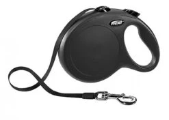 Flexi - Laisse New Classic Avec Sangle De 8m Pour Chien L - Noir