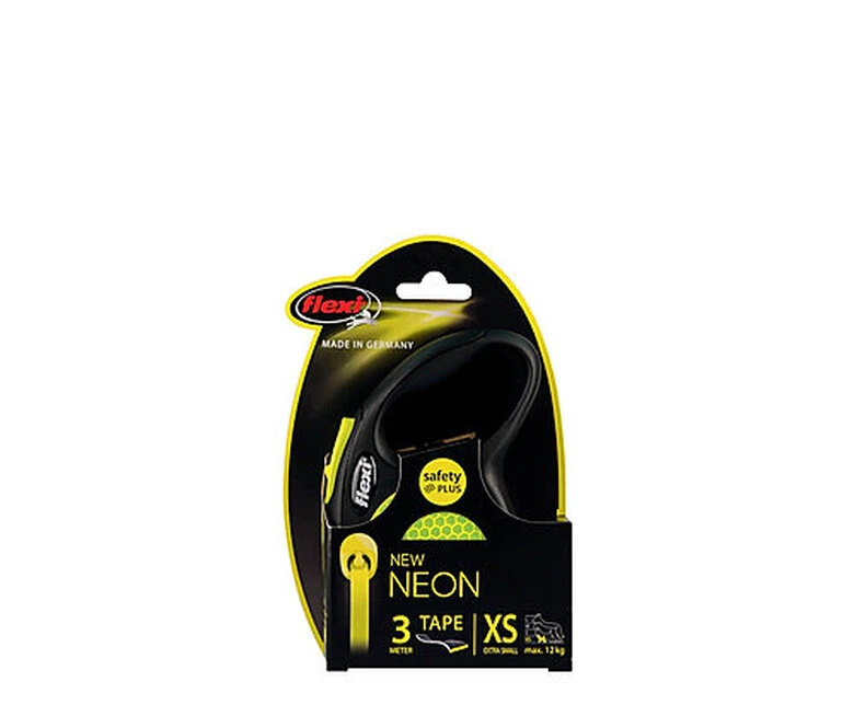 Flexi - Laisse New Neon Avec Sangle De 3m Pour Chien XS 4 Flexi - Laisse New Neon Avec Sangle De 3m Pour Chien XS – Image 2