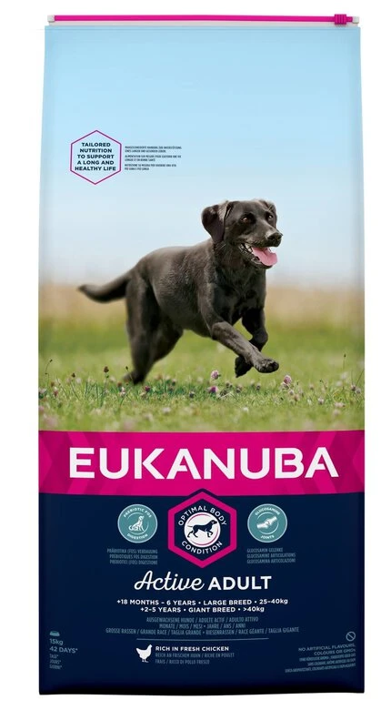 Eukanuba - Croquettes Au Poulet Pour Chien Adulte De Grande Taille - 15Kg 3 Eukanuba - Croquettes Au Poulet Pour Chien Adulte De Grande Taille - 15Kg