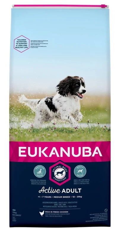Eukanuba - Croquettes Au Poulet Pour Chien Adulte De Taille Moyenne - 15Kg 3 Eukanuba - Croquettes Au Poulet Pour Chien Adulte De Taille Moyenne - 15Kg