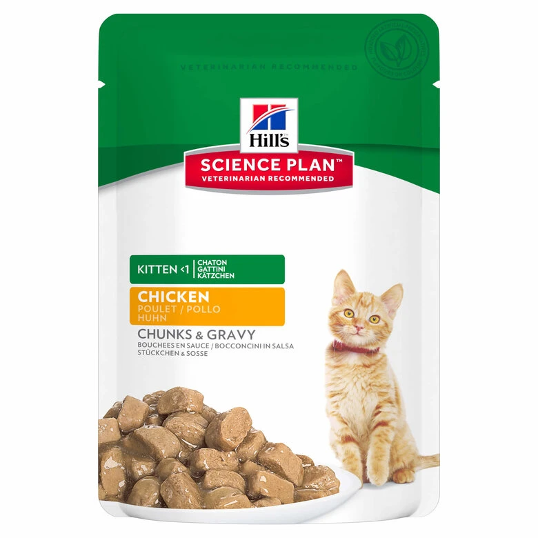 Hill's Science Plan - Sachets Multipack Pour Chaton - 12x85g 3 Hill's Science Plan - Sachets Multipack Pour Chaton - 12x85g