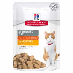 Hill's Science Plan - Bouchées En Sauce Pour Chats Adultes Stérilisés - 12x85g -Chats Chiens Articles Magasin 28600