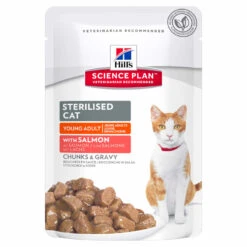Hill's Science Plan - Bouchées En Sauce Pour Chats Adultes Stérilisés - 12x85g -Chats Chiens Articles Magasin 28601