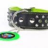 Yogipet - Collier Cuir Crystal Clouté Pour Chien - Vert 2 Yogipet - Collier Cuir Crystal Clouté Pour Chien - Vert -Chats Chiens Articles Magasin 29090