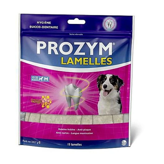 PROZYM - Sachet Lamelles Hygiène Bucco-dentaire Pour Chien 3 PROZYM - Sachet Lamelles Hygiène Bucco-dentaire Pour Chien