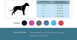 Kyflie - Harnais De Promenade MOMENTUM Bleu Pour Chien -Chats Chiens Articles Magasin 37861