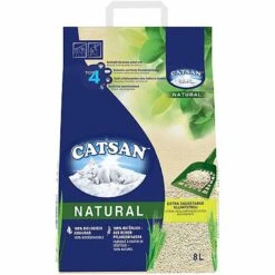 Catsan - Litière Natural Végétale Agglomérante Pour Chat - 8L -Chats Chiens Articles Magasin 39330