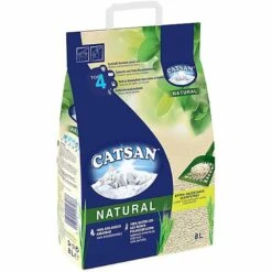 Catsan - Litière Natural Végétale Agglomérante Pour Chat - 8L -Chats Chiens Articles Magasin 39332