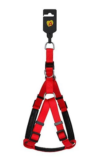 Animalis - Harnais Basic Confort T3 25mm Et 75/96cm Pour Chien - Rouge 3 Animalis - Harnais Basic Confort T3 25mm Et 75/96cm Pour Chien - Rouge