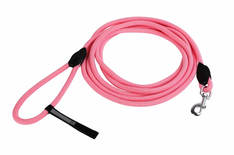 Animalis - Longe En Corde Forte De 5m Pour Chien - Rose 4 Animalis - Longe En Corde Forte De 5m Pour Chien - Rose – Image 2