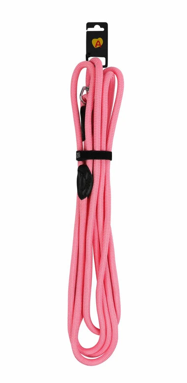 Animalis - Longe En Corde Forte De 5m Pour Chien - Rose 3 Animalis - Longe En Corde Forte De 5m Pour Chien - Rose