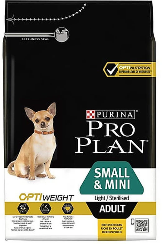 Pro Plan - Croquettes OPTIWEIGHT Small & Mini Light Sterilised Poulet Pour Chien - 7Kg 3 Pro Plan - Croquettes OPTIWEIGHT Small & Mini Light Sterilised Poulet Pour Chien - 7Kg