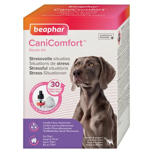 Beaphar - Diffuseur + Recharge CaniComfort 30J Anti-Stress Pour Chien - 48ml 3 Beaphar - Diffuseur + Recharge CaniComfort 30J Anti-Stress Pour Chien - 48ml