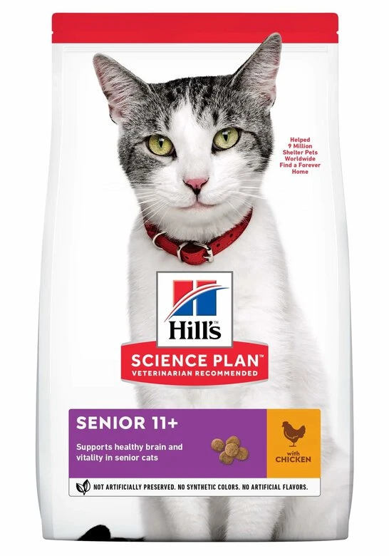 Hill's Science Plan Hill's - Feline Senior 11+ Poulet Pour Chat - 1,5Kg 3 Hill's Science Plan Hill's - Feline Senior 11+ Poulet Pour Chat - 1,5Kg