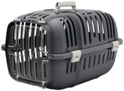 Ferplast - Panier De Transport JET 10 Pour Chien Et Chat - Gris