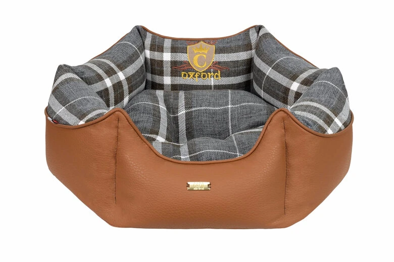 Cazo - Lit Rond Soft Oxford Pour Chien Et Chat 3 Cazo - Lit Rond Soft Oxford Pour Chien Et Chat