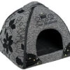 Cazo - Abri Noir Pour Chien Et Chat - 47x46x40 1 Cazo - Abri Noir Pour Chien Et Chat - 47x46x40 -Chats Chiens Articles Magasin 41098