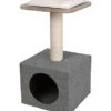 Wouapy - Arbre à Chat FOC Gris - 30X30X56,5 Cm -Chats Chiens Articles Magasin 41628