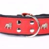 Yogipet - Collier Super Bulldog Cuir Pour Chien - Rouge -Chats Chiens Articles Magasin 41921