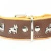 Yogipet - Collier Bouledogue Français Cuir Pour Chien - Marron 2 Yogipet - Collier Bouledogue Français Cuir Pour Chien - Marron -Chats Chiens Articles Magasin 41935