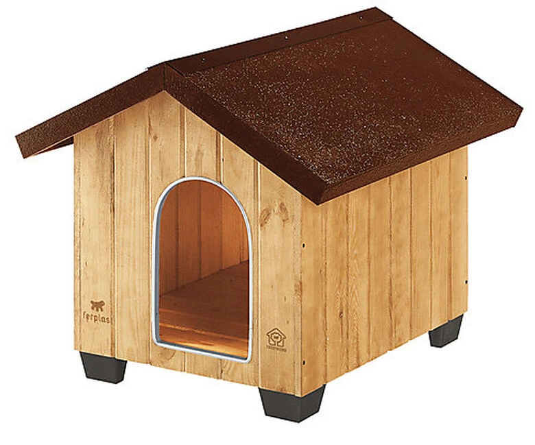 Ferplast - Niche En Bois DOMUS Pour Chien - M 3 Ferplast - Niche En Bois DOMUS Pour Chien - M
