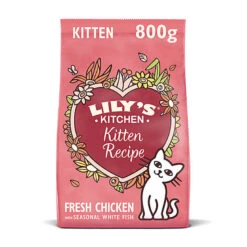 Lily's Kitchen - Croquettes Poulet Et Poisson Blanc Pour Chaton - 800g