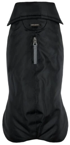 Wouapy - Manteau Imperméable Essentiel Noir Pour Chien - T38
