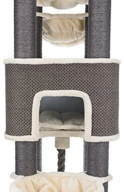 Trixie - Arbre à Chat XXL Humberto Crème Et Gris Pour Chat - 174cm -Chats Chiens Articles Magasin 47593