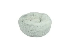 Bobby - Coussin Donut Fourrure Gris Pour Chien Et Chat - S
