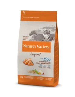 Nature's Variety - Croquettes Original Sterilized Au Saumon Pour Chat - 3Kg