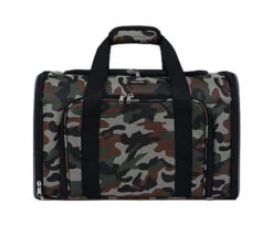 Wouapy - Sac De Transport Camping Camouflage Pour Chien - 45x25x28cm