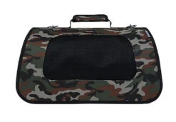 Wouapy - Sac De Transport Pliable Camouflage Pour Chien - 40x24x26cm
