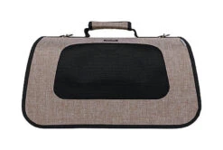 Wouapy - Sac De Transport Pliable Beige Pour Chien - 40x24x25cm