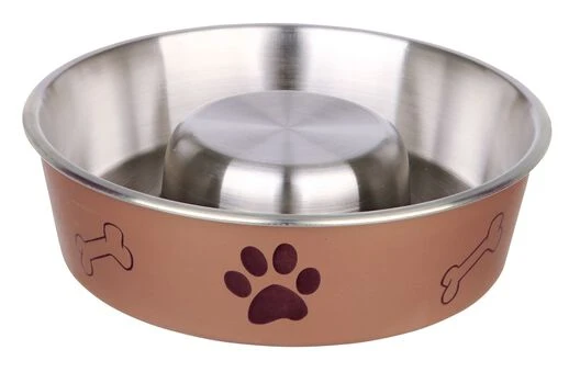 Trixie - Gamelle Anti-Glouton SLOW FEED En Inox Pour Chien - 1L 4 Trixie - Gamelle Anti-Glouton SLOW FEED En Inox Pour Chien - 1L – Image 2