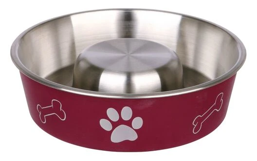 Trixie - Gamelle Anti-Glouton SLOW FEED En Inox Pour Chien - 1L 3 Trixie - Gamelle Anti-Glouton SLOW FEED En Inox Pour Chien - 1L