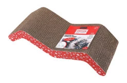 Wouapy - Griffoir Noël Vague En Carton Pour Chat - 50cm