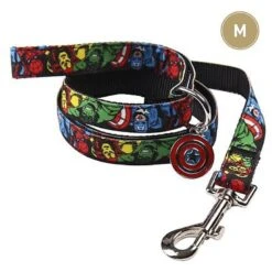 For Fan Pets - Laisse Marvel En Nylon Pour Chien - M