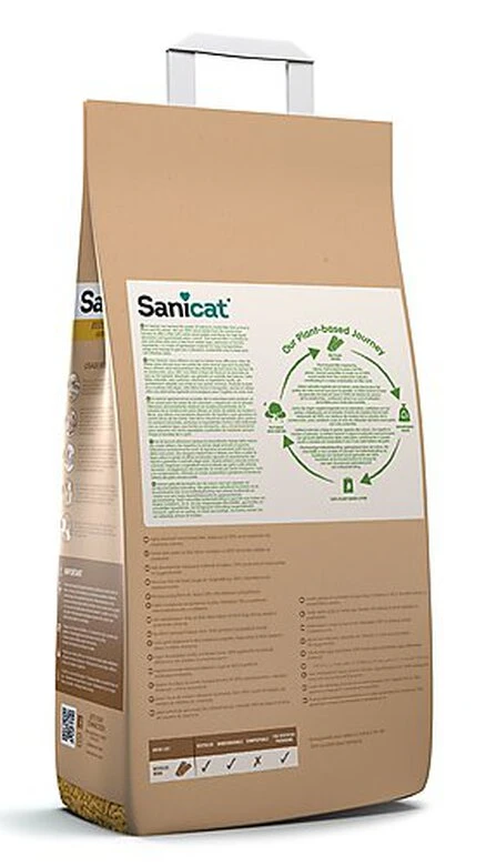 Sanicat - Litière Naturelle Absorbante Multipet De Bois Recyclé Pour Chat Et Rongeur - 20L 4 Sanicat - Litière Naturelle Absorbante Multipet De Bois Recyclé Pour Chat Et Rongeur - 20L – Image 2