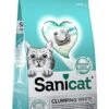 Sanicat - Litière Agglomerante Blanche à L'Oxygene Actif Pour Chat - 20L -Chats Chiens Articles Magasin 63962